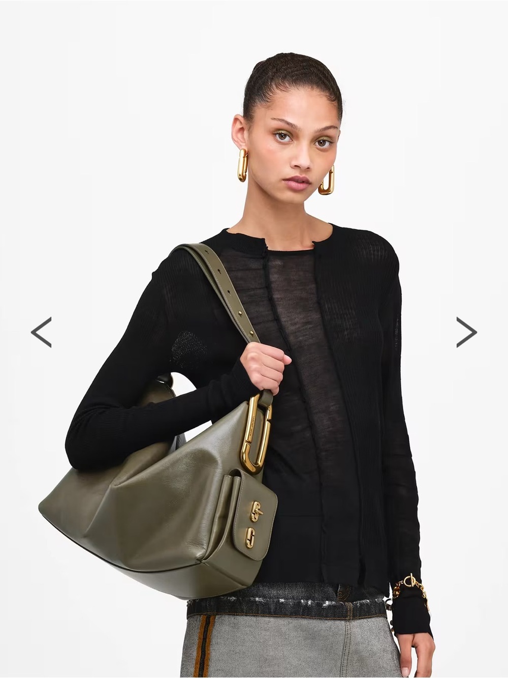 NWT Marc Jacobs SCENE LARGE SHOULDER BAG- beech